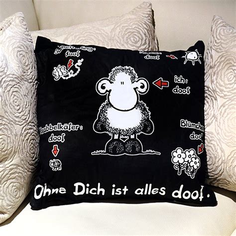 ohne dich ist alles doof kissen